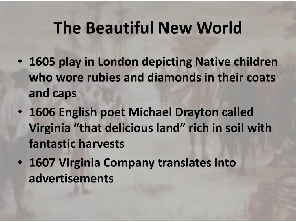 the beautiful new world