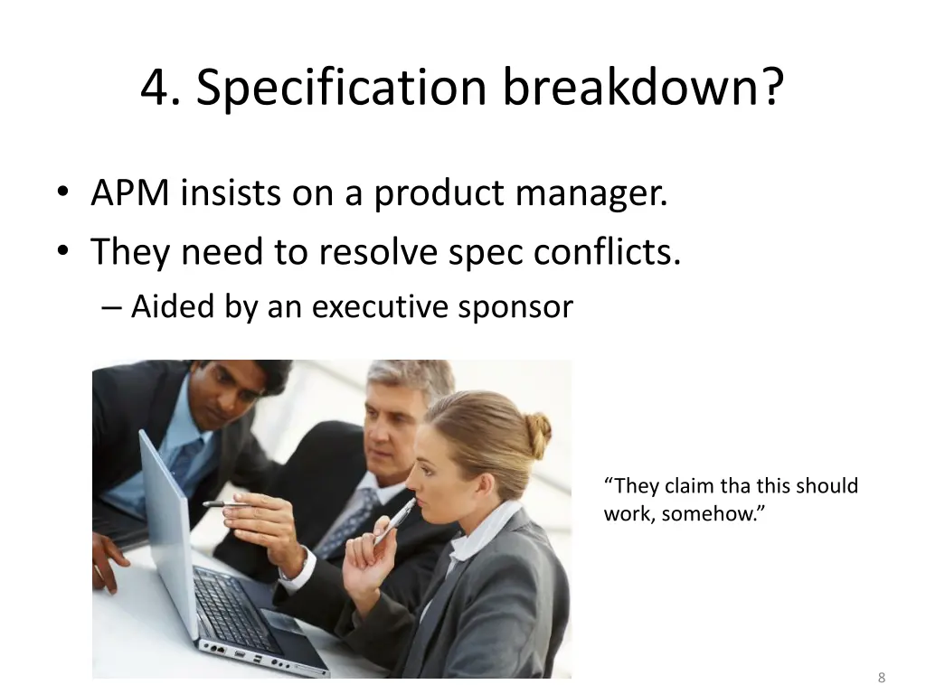 4 specification breakdown