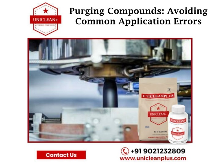 purging compounds avoiding common application