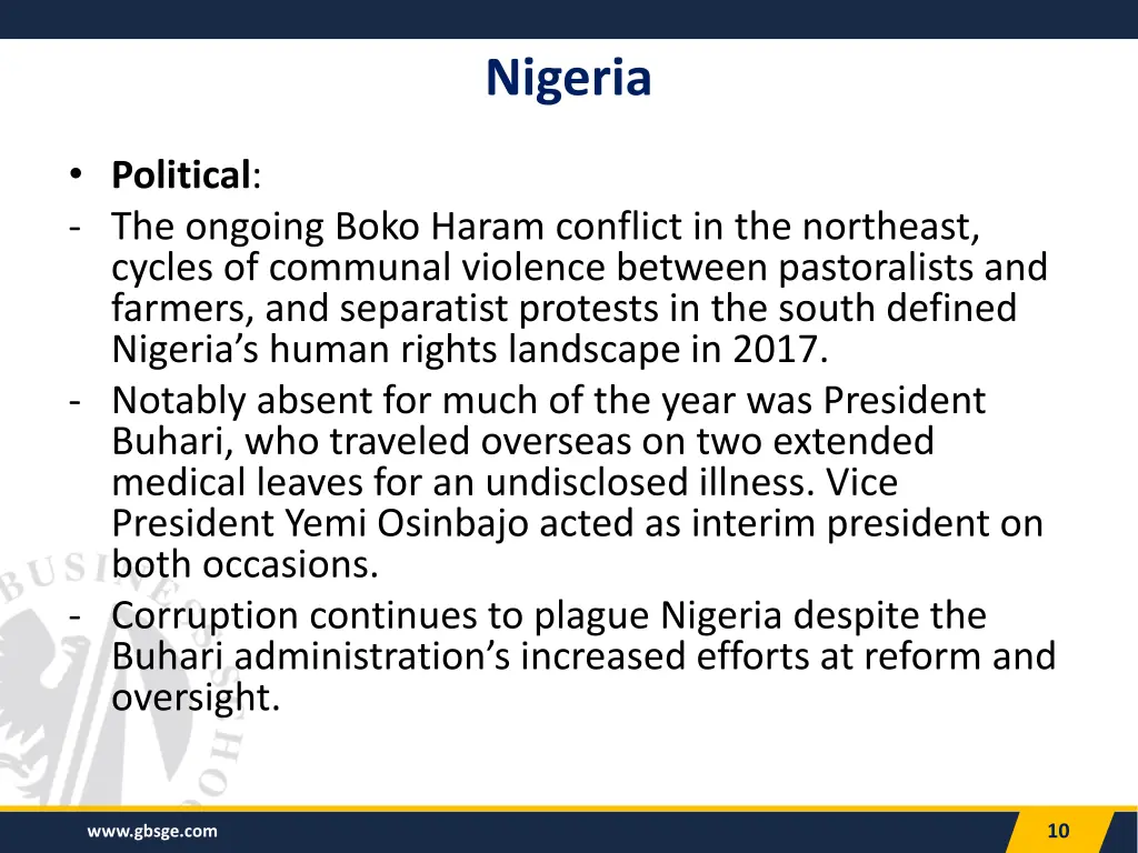 nigeria