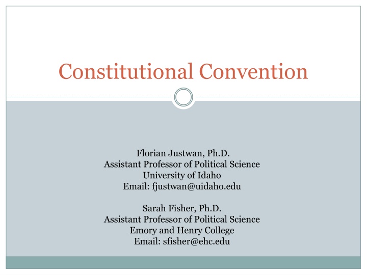 constitutional convention