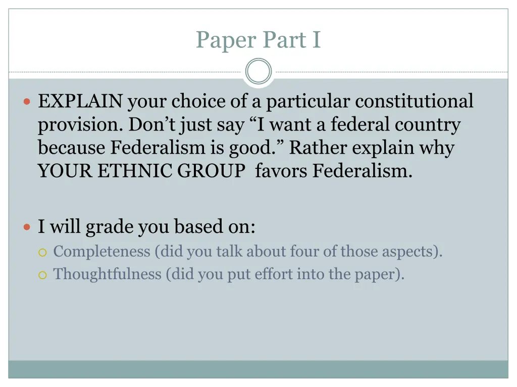 paper part i 1