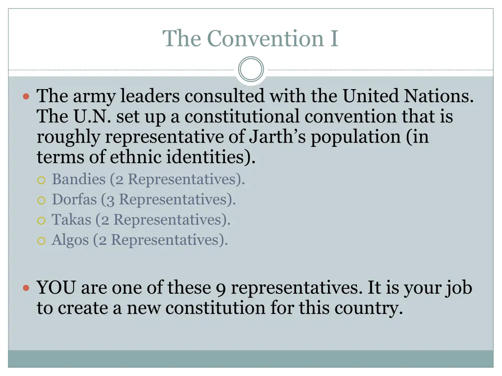 the convention i