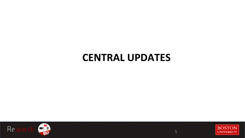 central updates