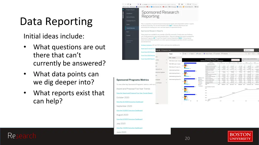 data reporting 1