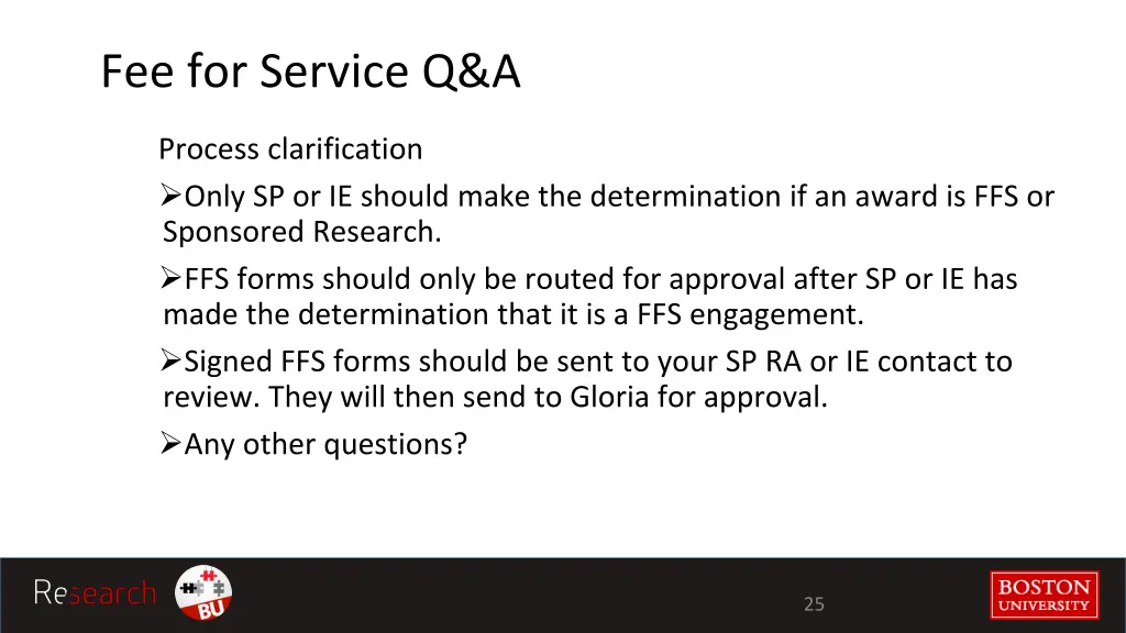 fee for service q a 1