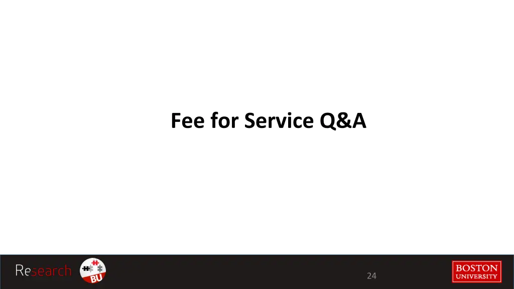 fee for service q a
