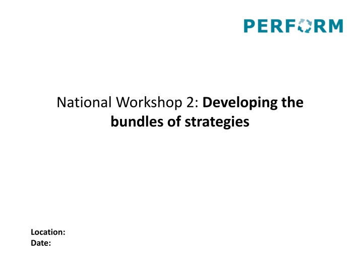national workshop 2 developing the bundles