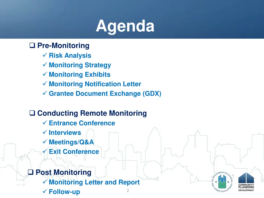 agenda