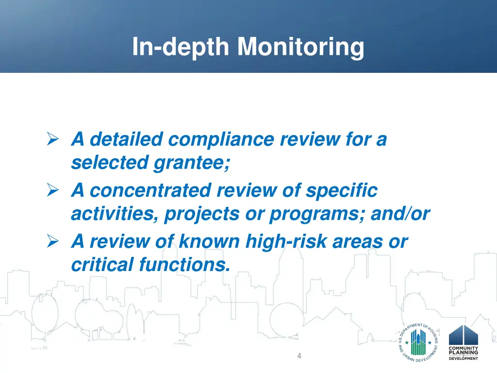 in depth monitoring
