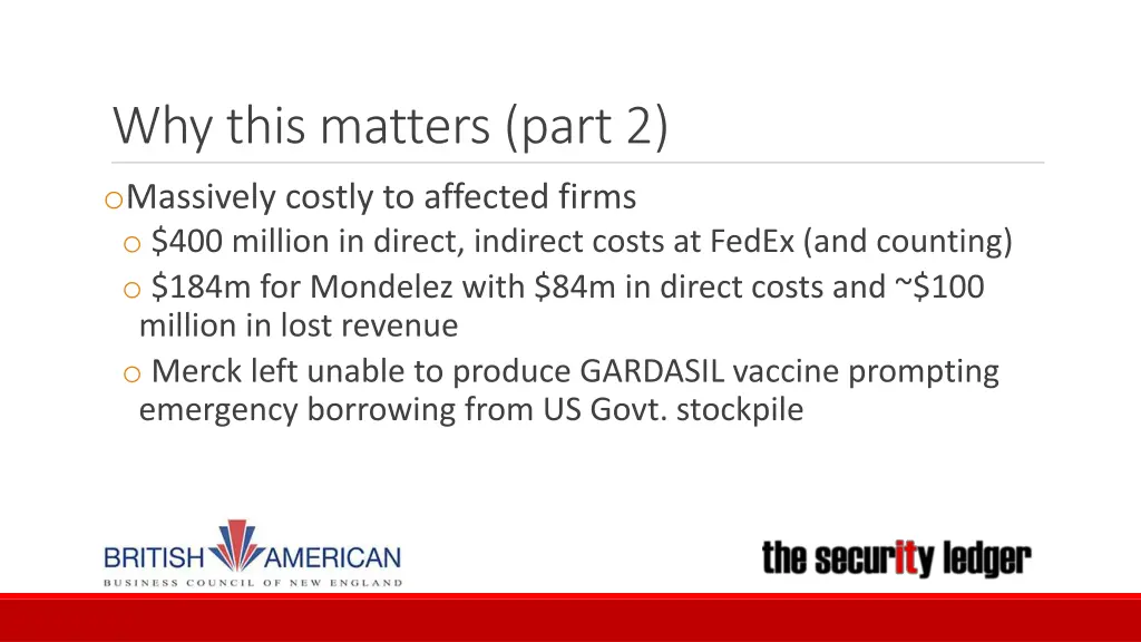 why this matters part 2 o massively costly