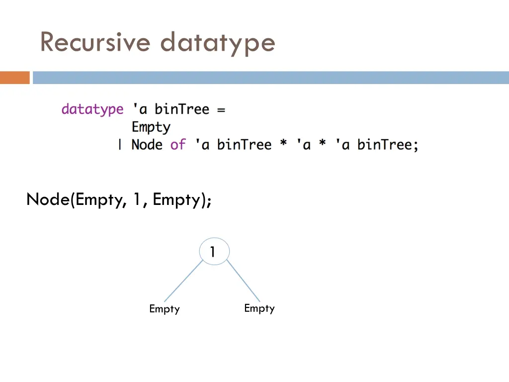recursive datatype 4