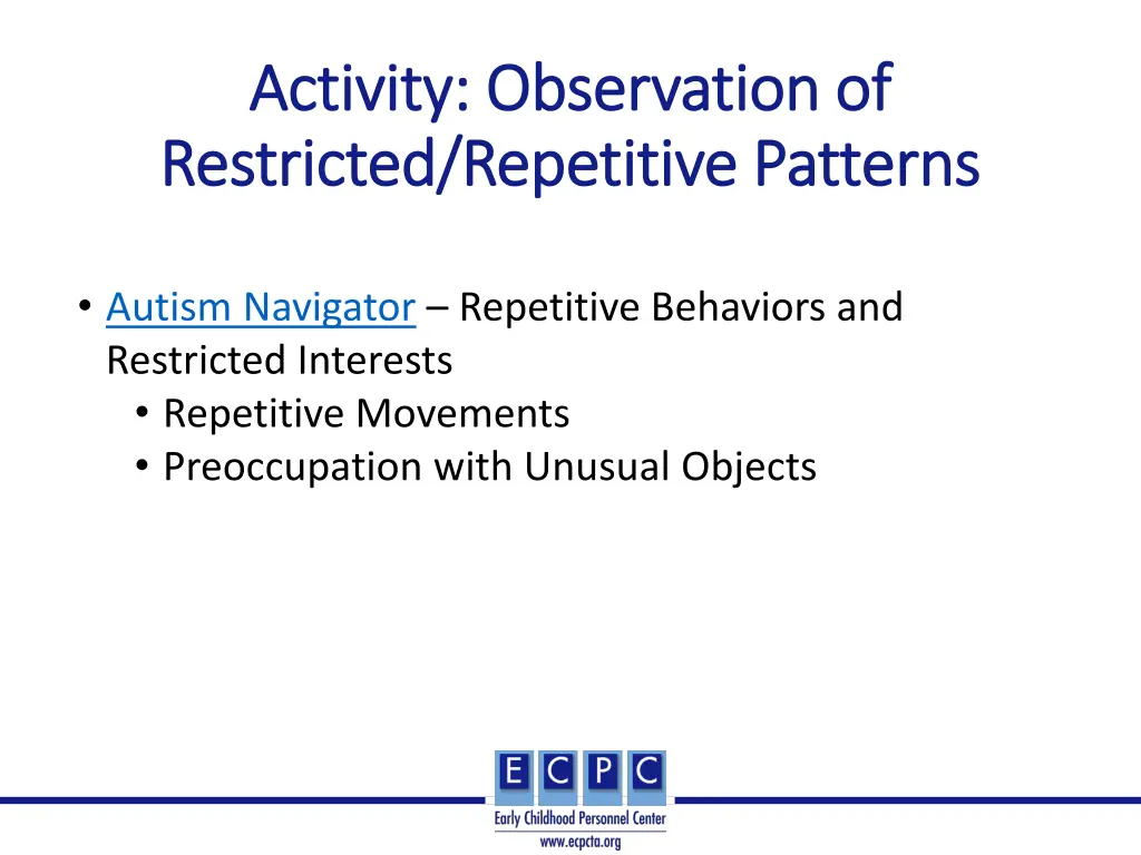 activity observation of activity observation