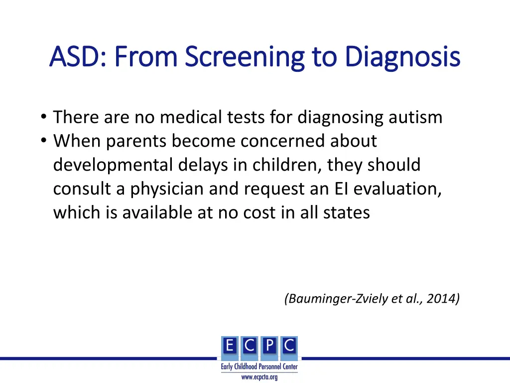 asd from screening to diagnosis asd from