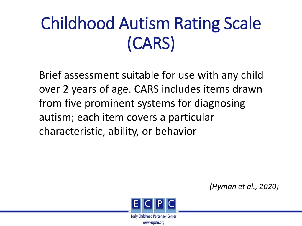 childhood autism rating scale childhood autism