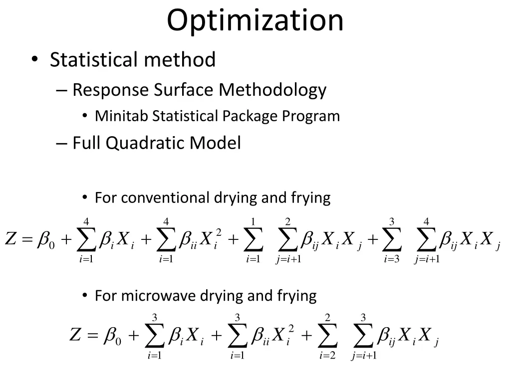 optimization