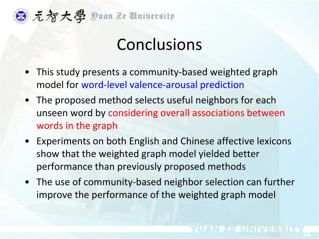conclusions