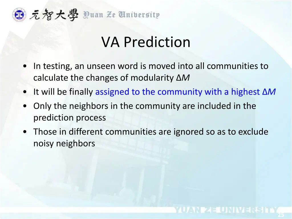 va prediction