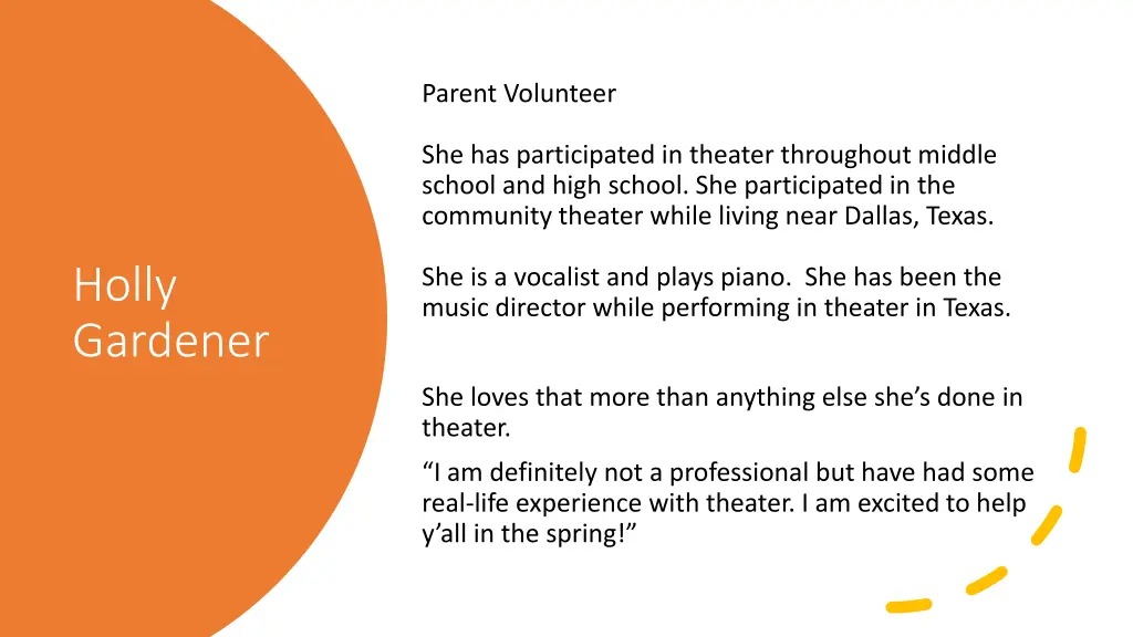 parent volunteer