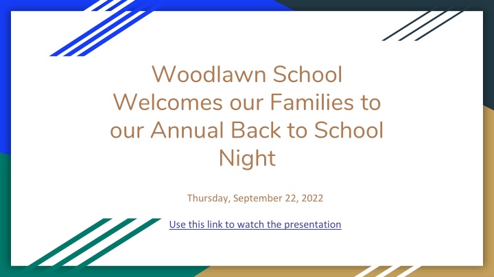 woodlawn school welcomes our families