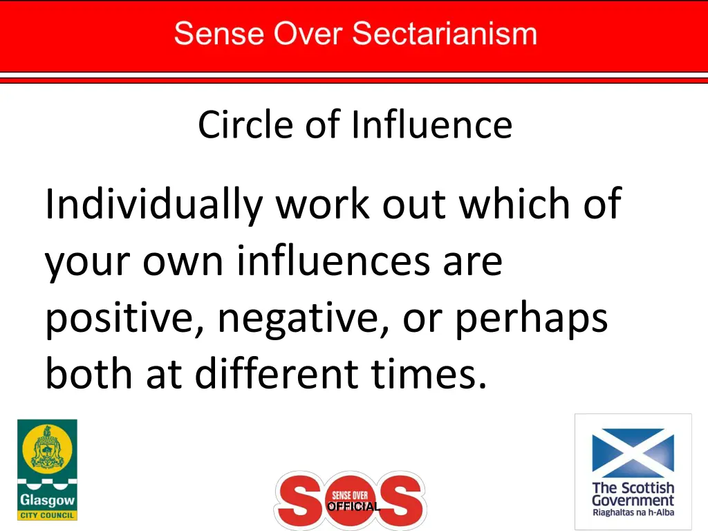 circle of influence 12