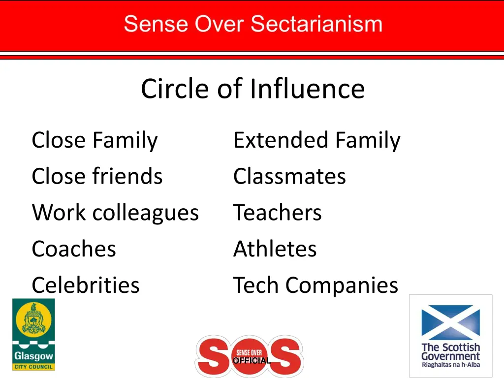 circle of influence 8