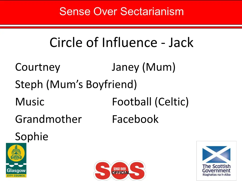 circle of influence jack