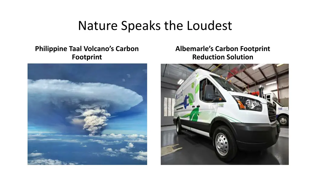 nature speaks the loudest