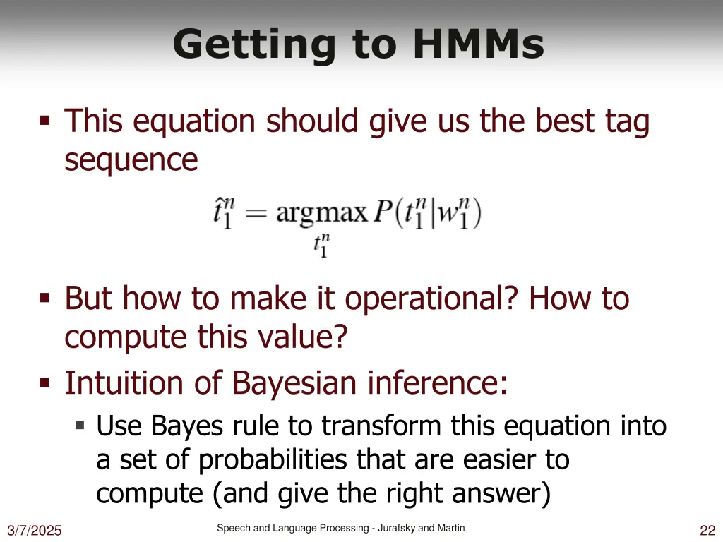 getting to hmms 1