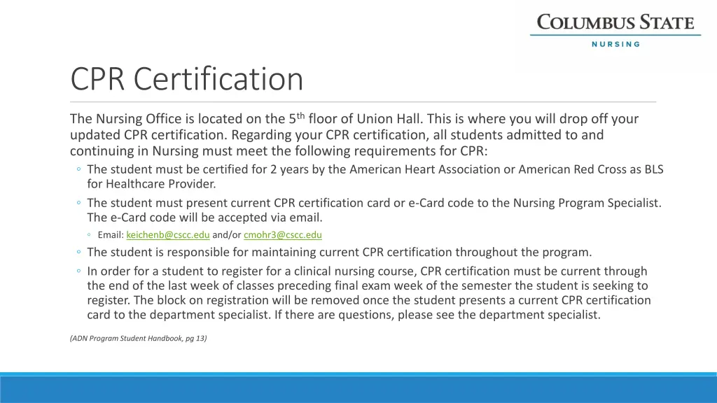cpr certification
