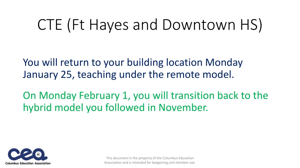 cte ft hayes and downtown hs