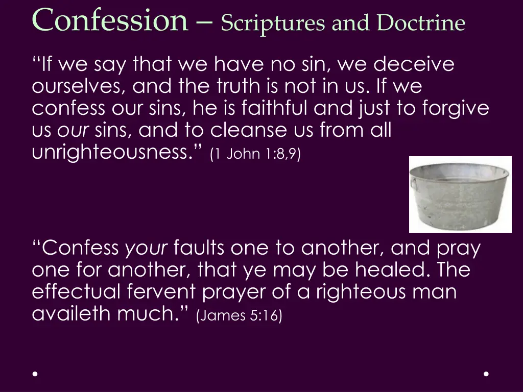 confession scriptures and doctrine 3