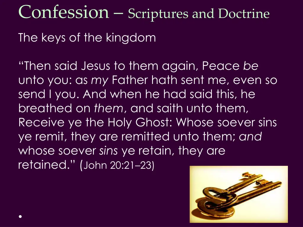 confession scriptures and doctrine 4
