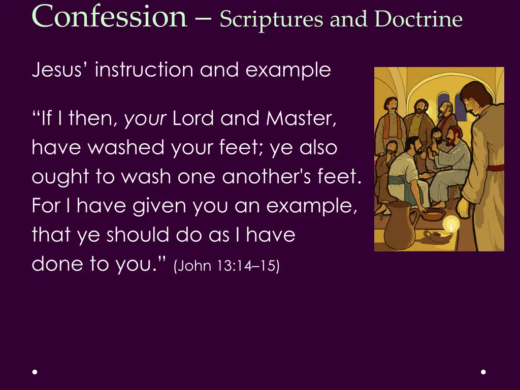 confession scriptures and doctrine 5