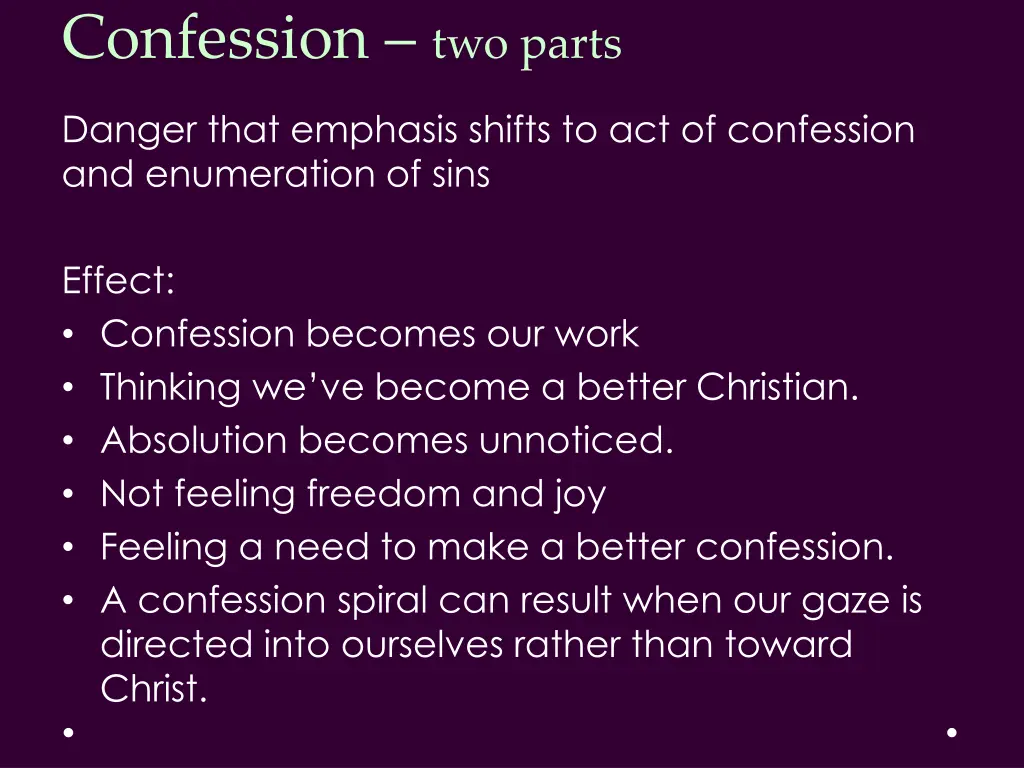confession two parts 1