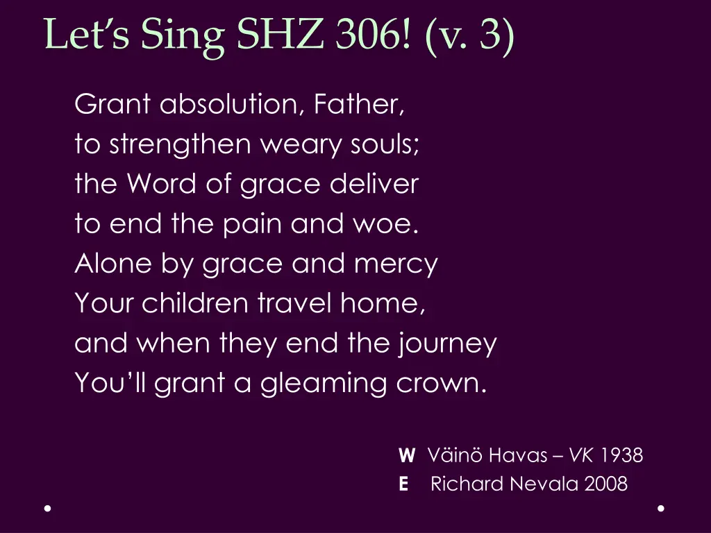 let s sing shz 306 v 3