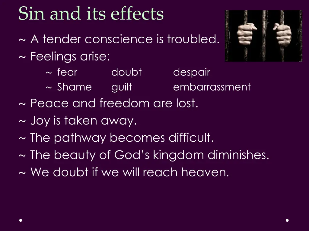 sin and its effects 2