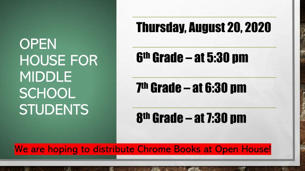 thursday august 20 2020