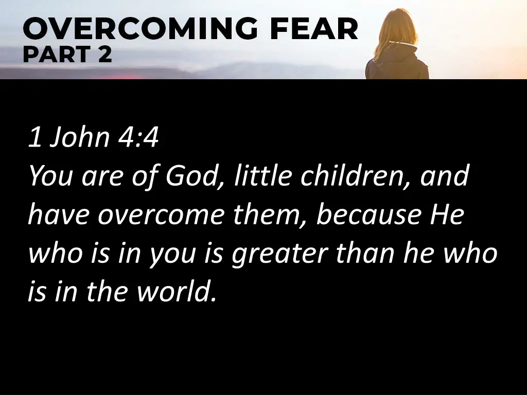 1 john 4 4 you are of god little children