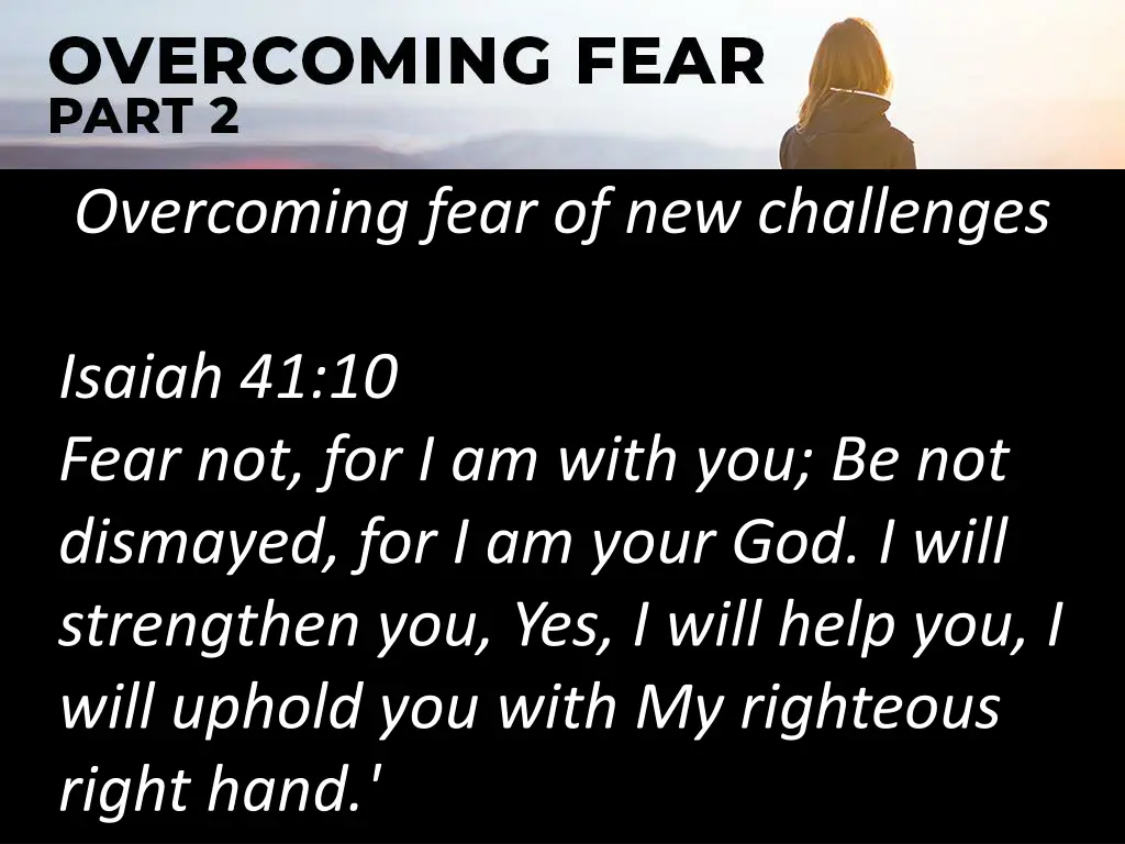 overcoming fear of new challenges