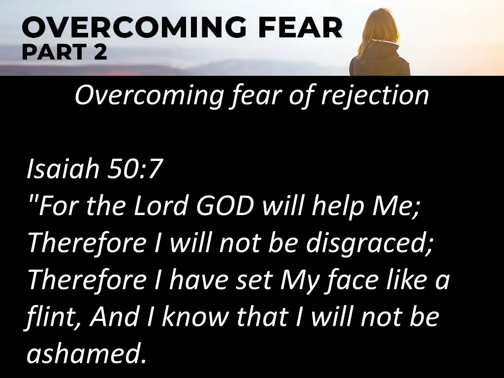 overcoming fear of rejection