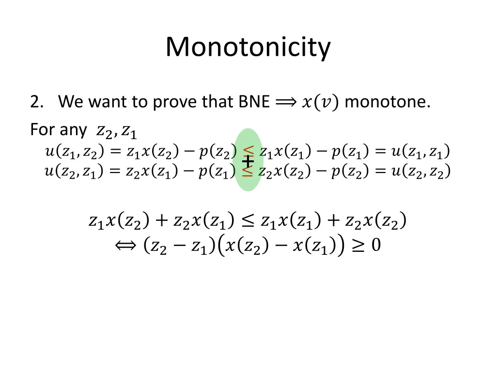 monotonicity
