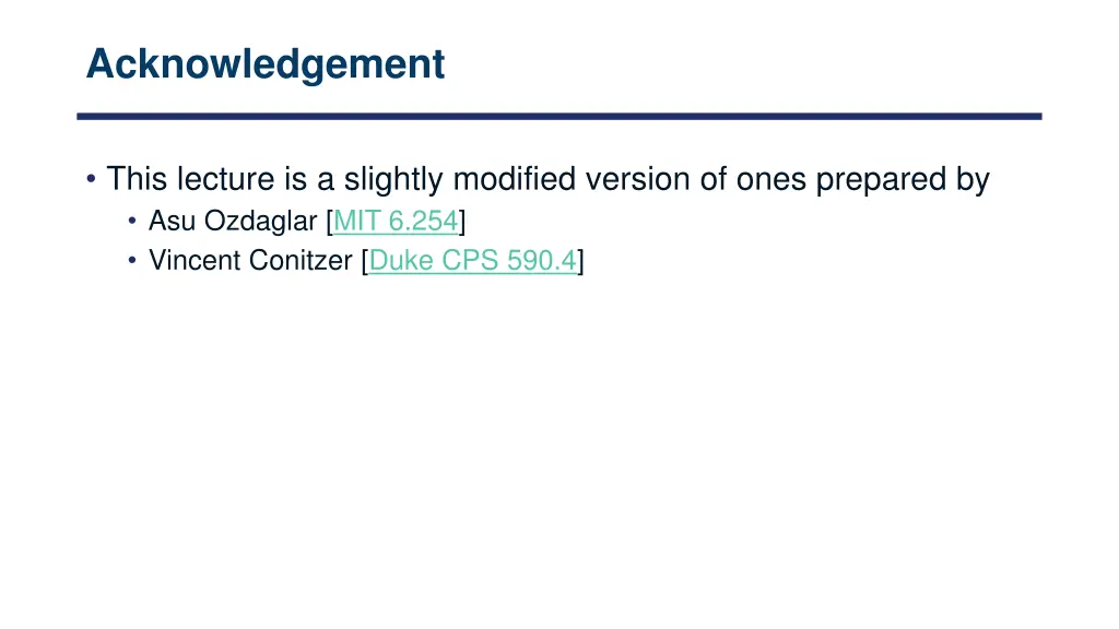 acknowledgement