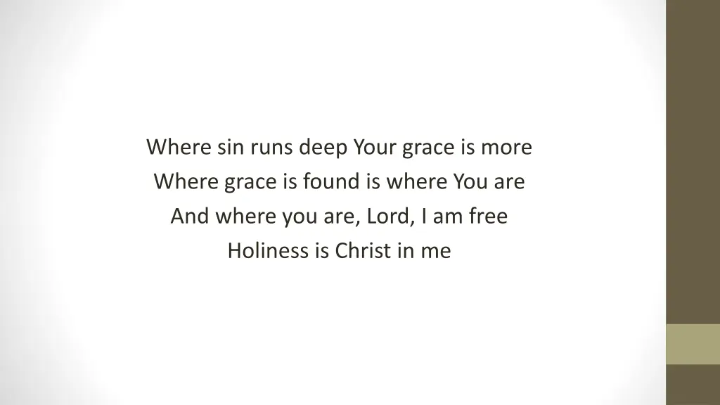 where sin runs deep your grace is more where 1