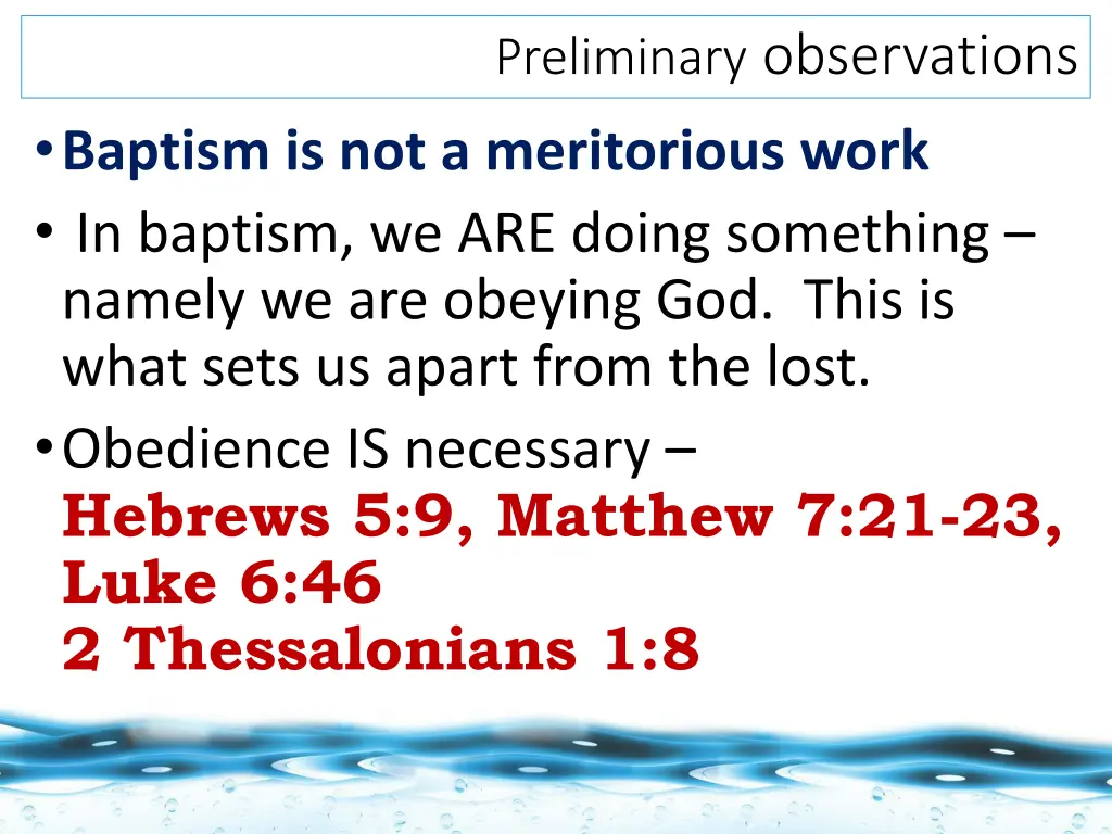 preliminary observations 3