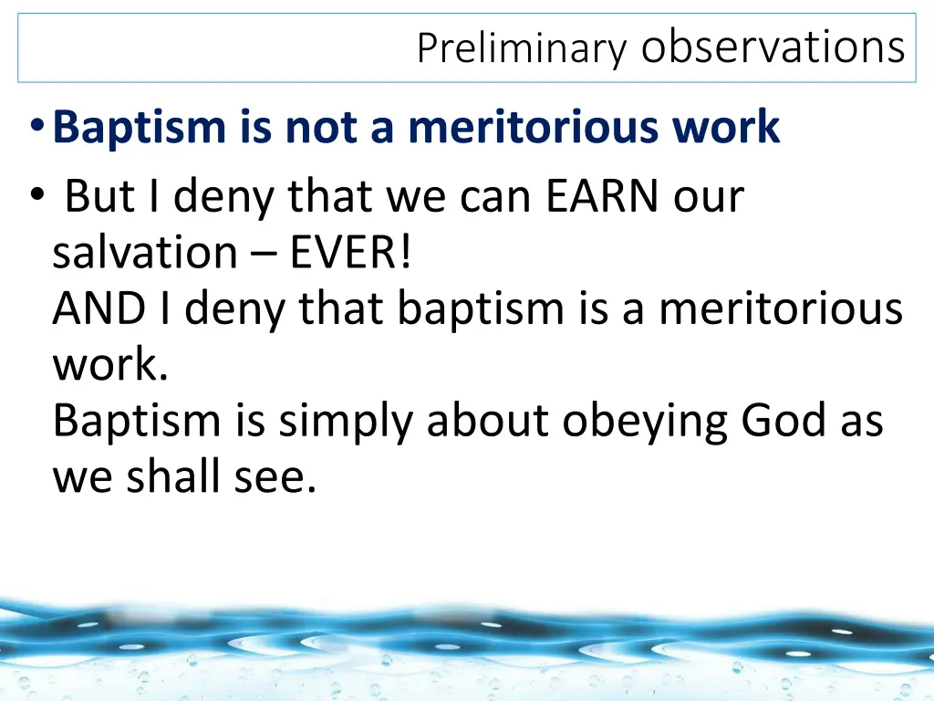 preliminary observations 5