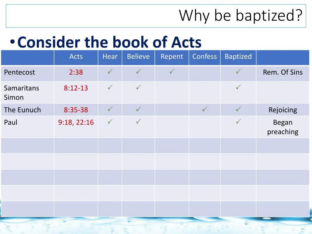 why be baptized 5