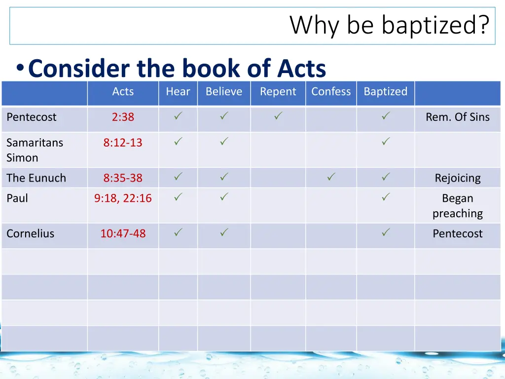 why be baptized 6