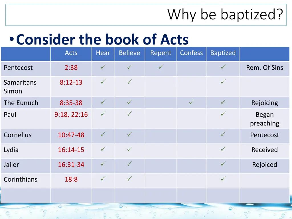 why be baptized 9