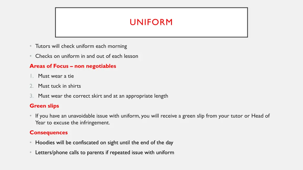 uniform